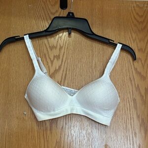 Hanes, juniors white bra, XS